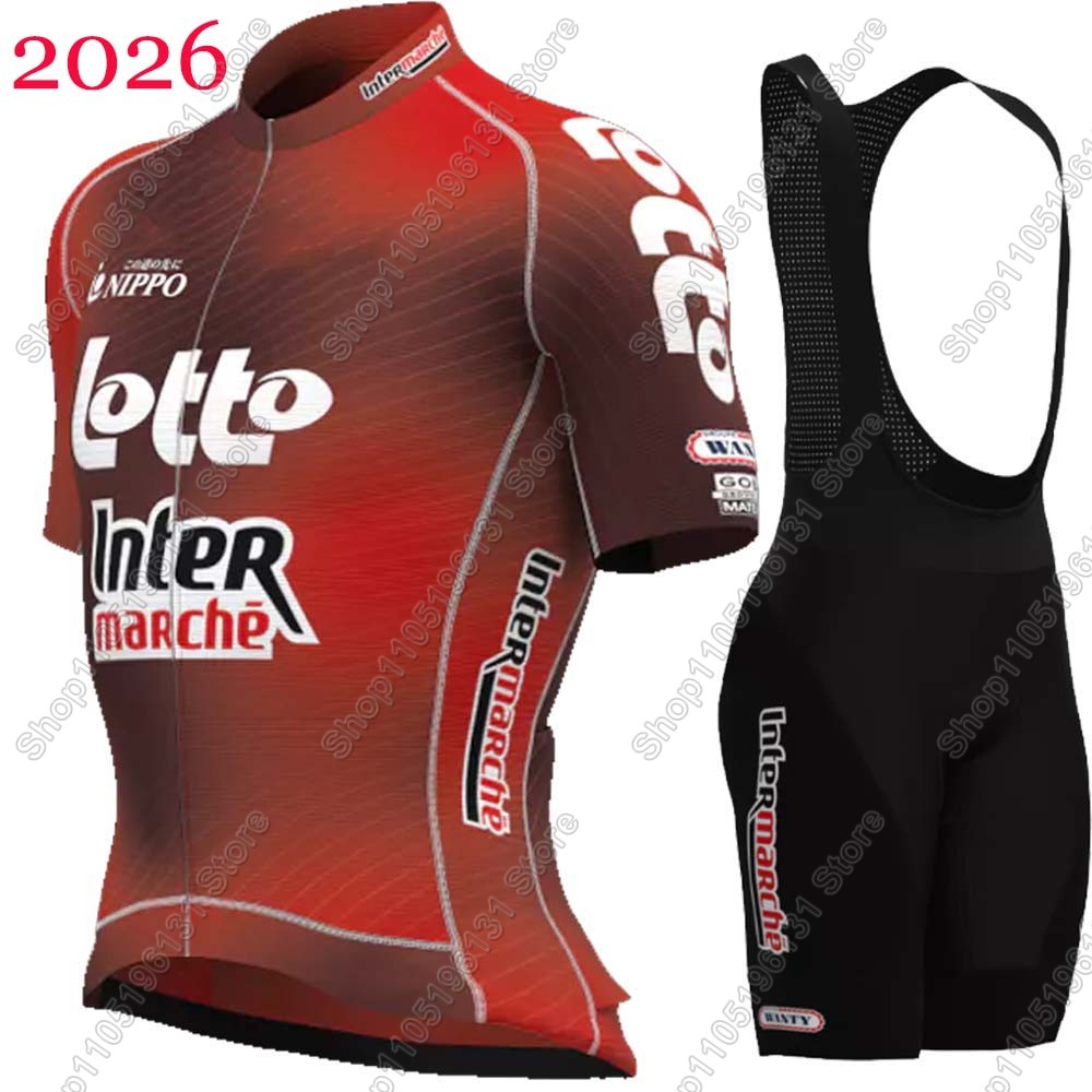 Cycling Gear Jersey - 로또 사이클링 2026 저지 세트 남성용