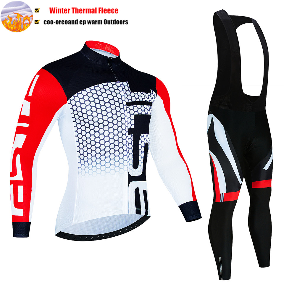 겨울용 보온 플리스 소재의 따뜻한 울 소재 사이클링 저 - Cycling Gear Jersey 리뷰 및 가격
