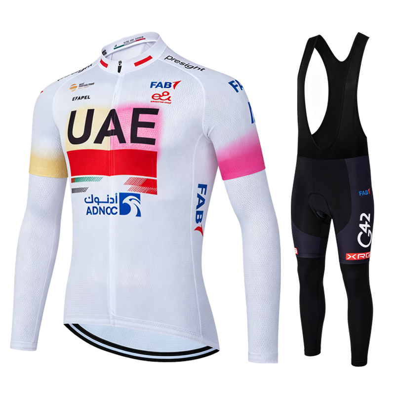 2027년 UAE 팀 사이클링 저지 세트, 남성용 긴팔 - Cycling Bib Shorts 리뷰 및 가격