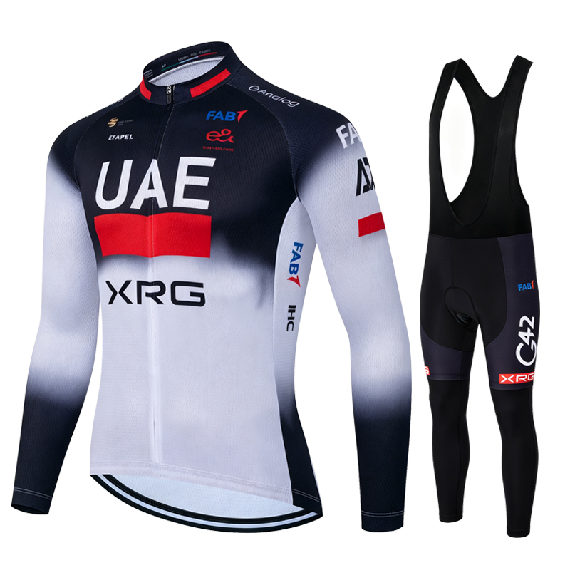 2027년 UAE 팀 사이클링 저지 세트, 남성용 긴팔 - Cycling Bib Shorts 리뷰 및 가격