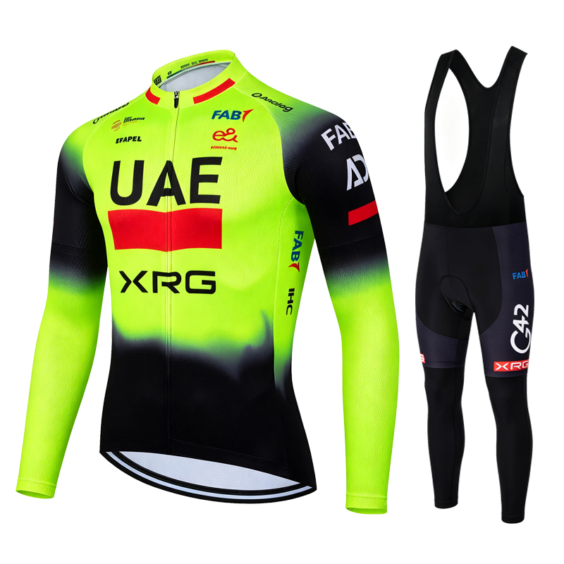 2027년 UAE 팀 사이클링 저지 세트, 남성용 긴팔 - Cycling Bib Shorts 리뷰 및 가격