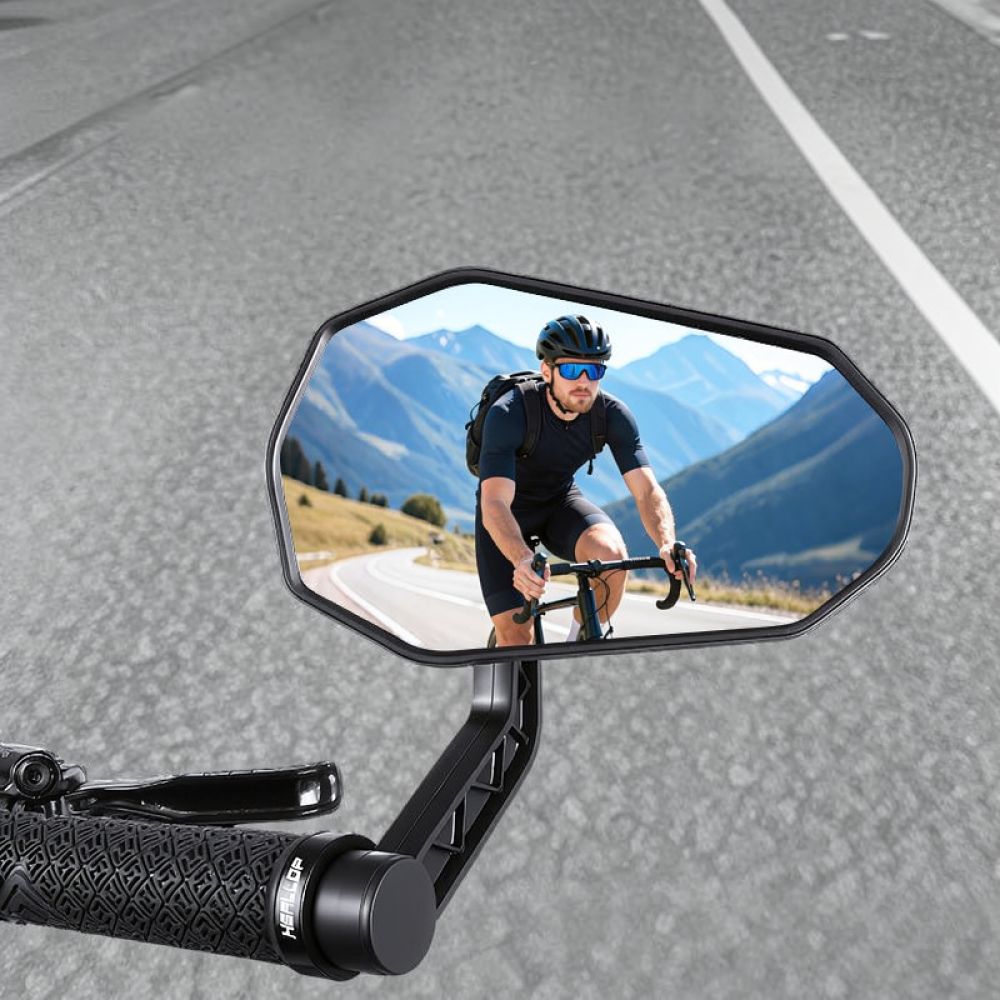 넓은 시야를 제공하는 자전거 핸들바 거울, 조절 가능한 - Cycling Gear And Equipment 리뷰 및 가격
