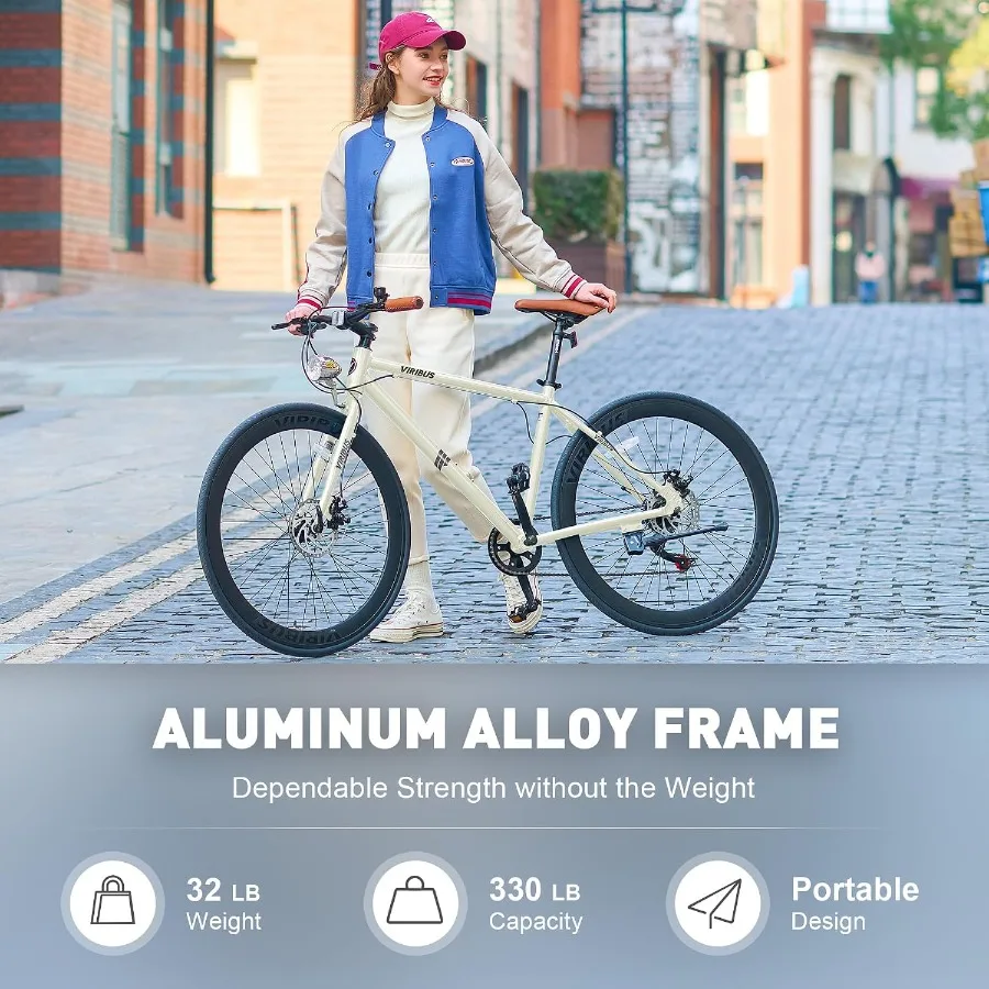 하이브리드 자전거, 28인치 로드 자전거, 7단 변속, - Carbon Bike Frame 리뷰 및 가격