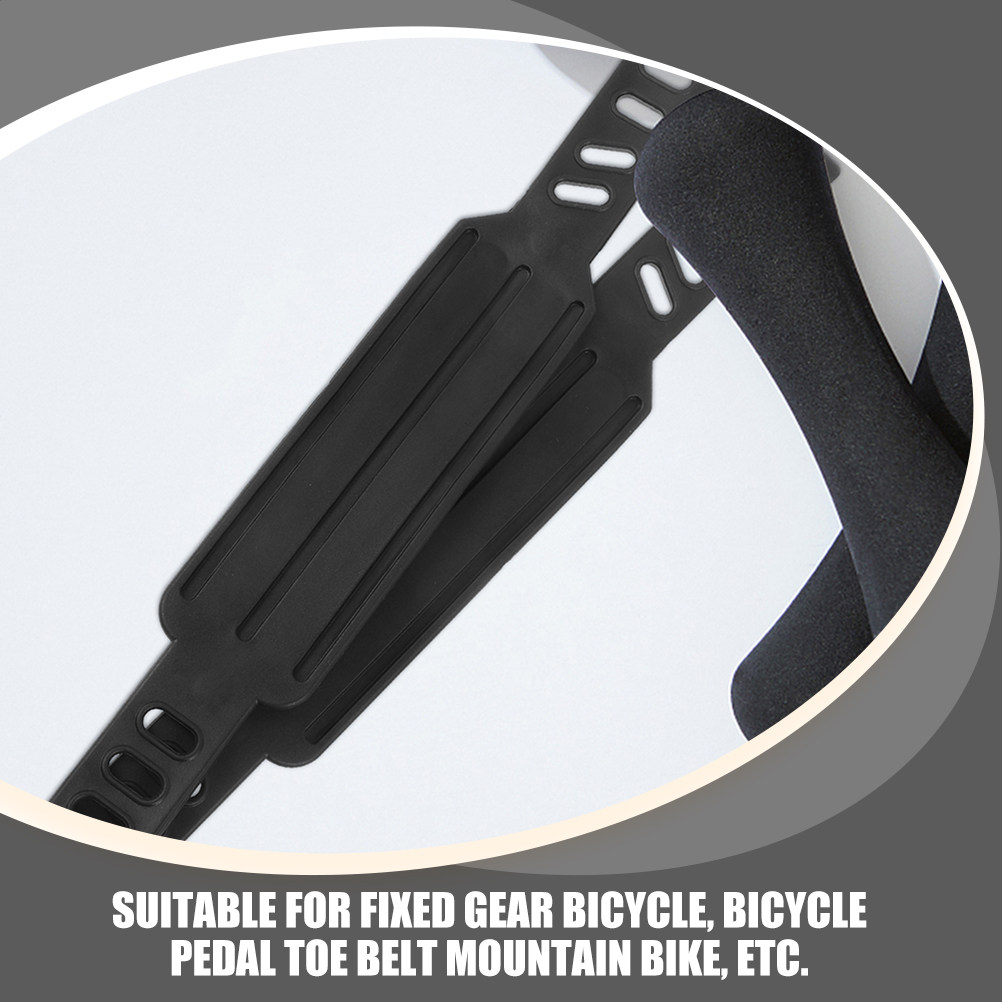 1쌍의 범용 조절식 자전거 페달 스트랩, 플라스틱 소재 - Cycling Gear And Equipment 리뷰 및 가격